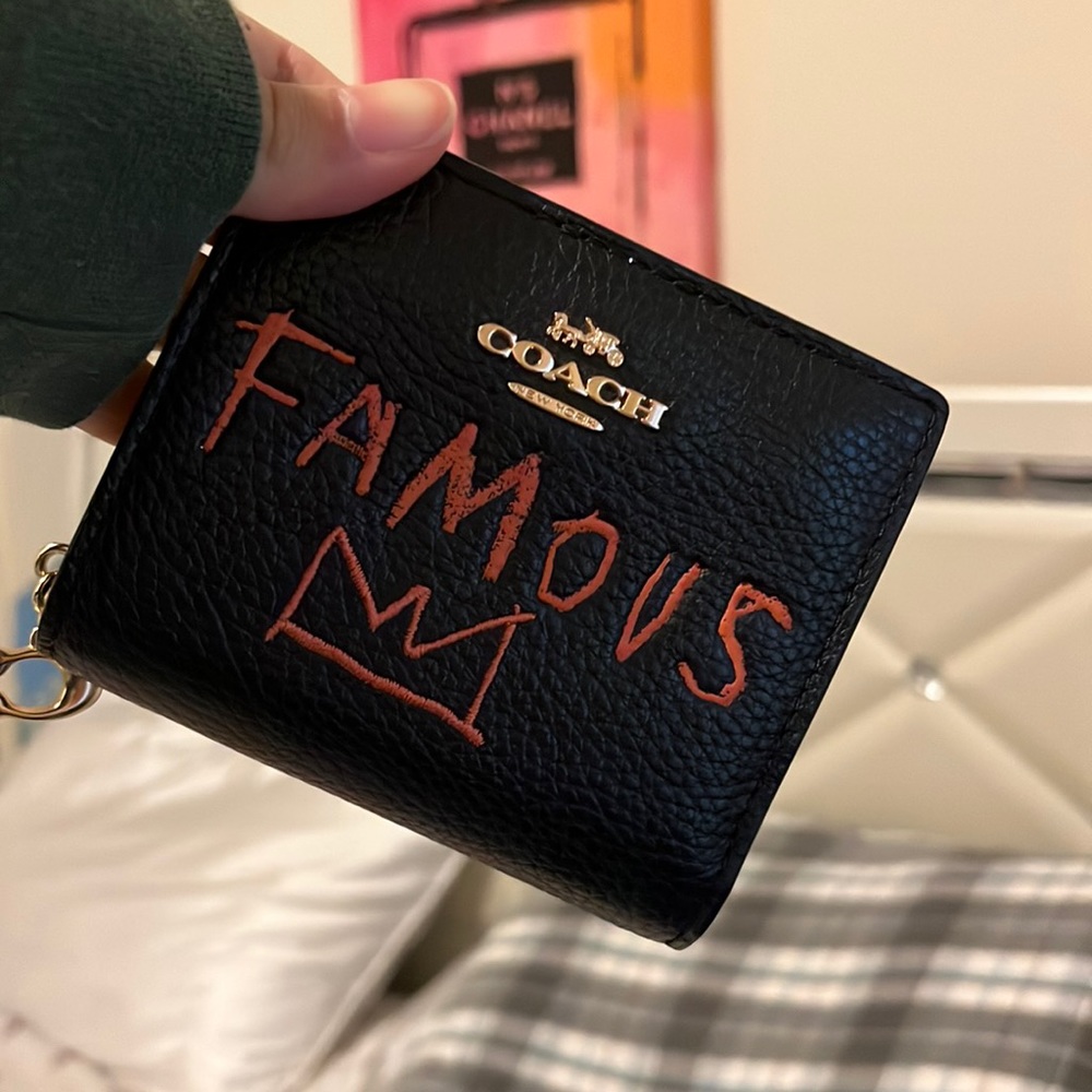 Coach x Jean Michel Basquiat Leather wallet